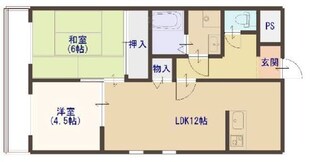 デルニエアンの物件間取画像